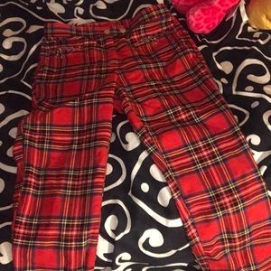Plaid pants